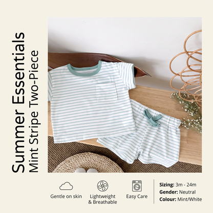 Striped Outfit Set for Babies and Toddlers
