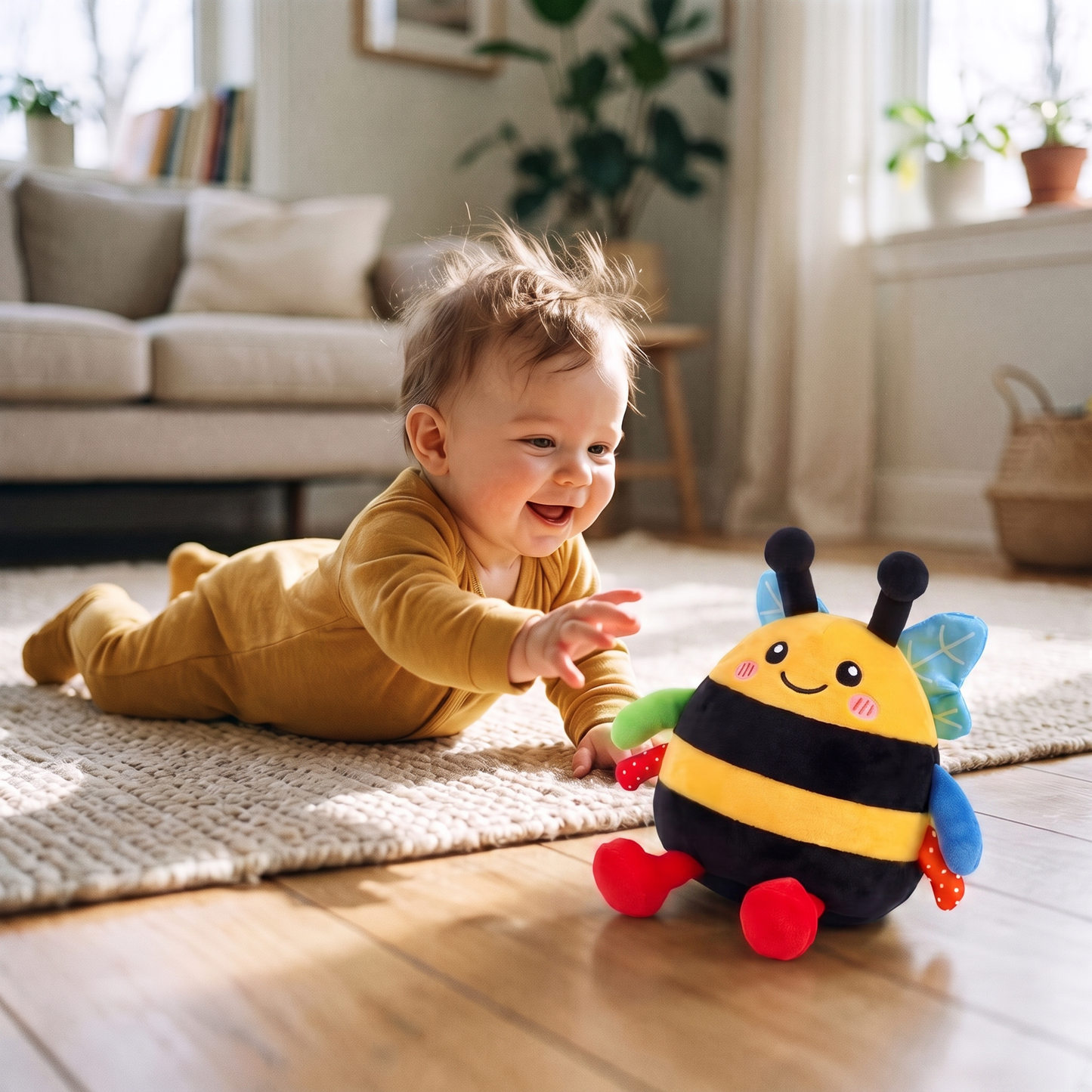 Musical Dancing Crawling Bee Toy