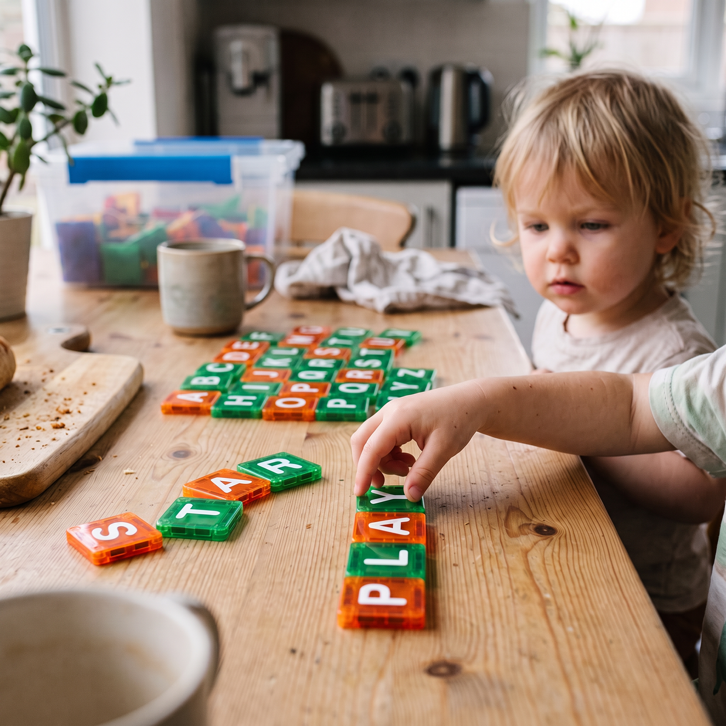 Magnetic Alphabet Learning Tiles