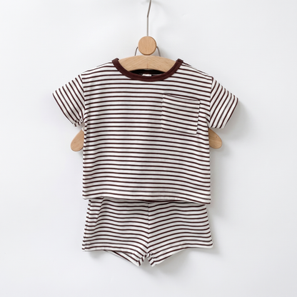 Striped Outfit Set for Babies and Toddlers