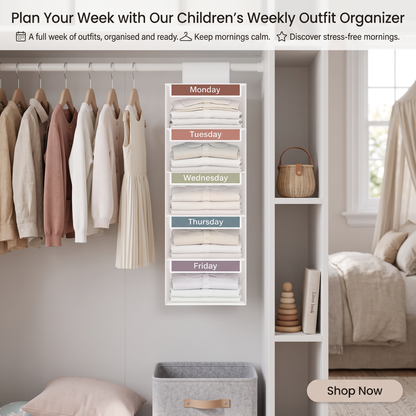 Weekly Outfit Organiser for Kids