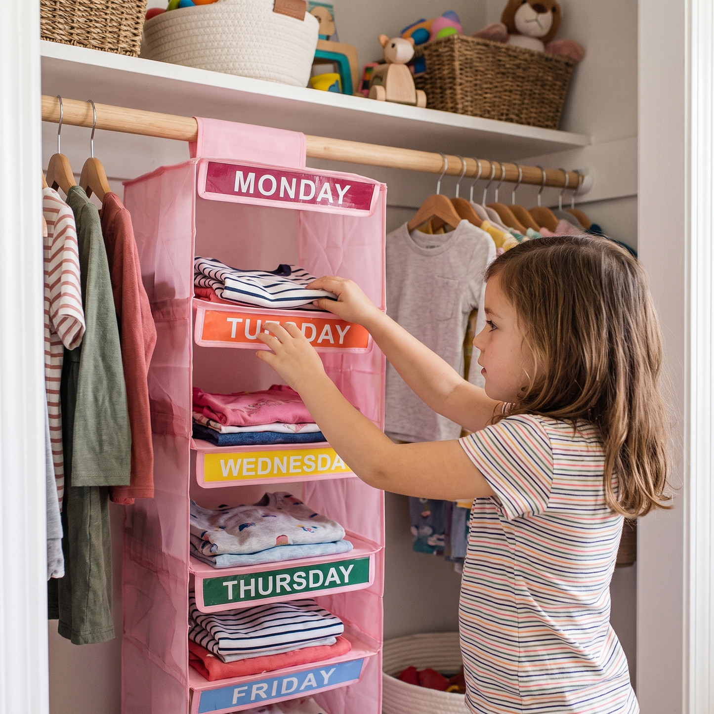 Weekly Outfit Organiser for Kids