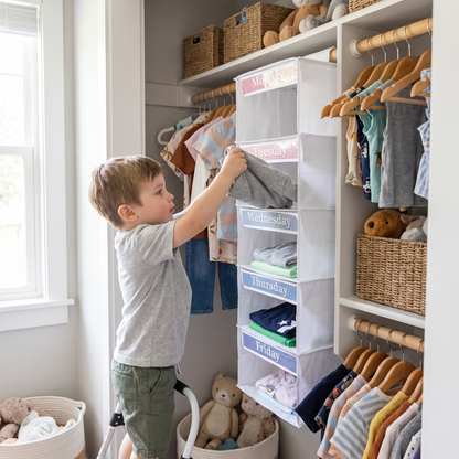 Weekly Outfit Organiser for Kids