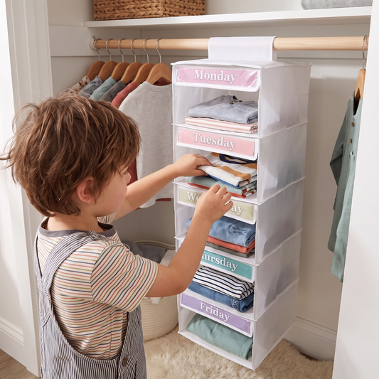 Weekly Outfit Organiser for Kids