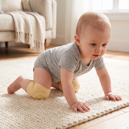Baby Crawling Knee Pads with Anti Slip Grip