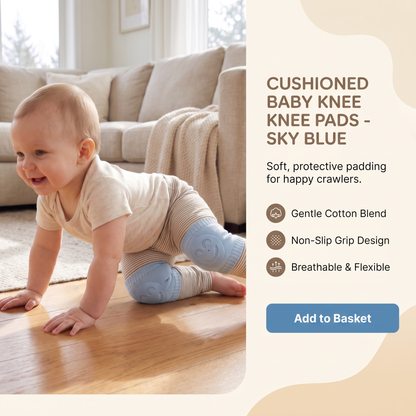Baby Crawling Knee Pads with Anti Slip Grip