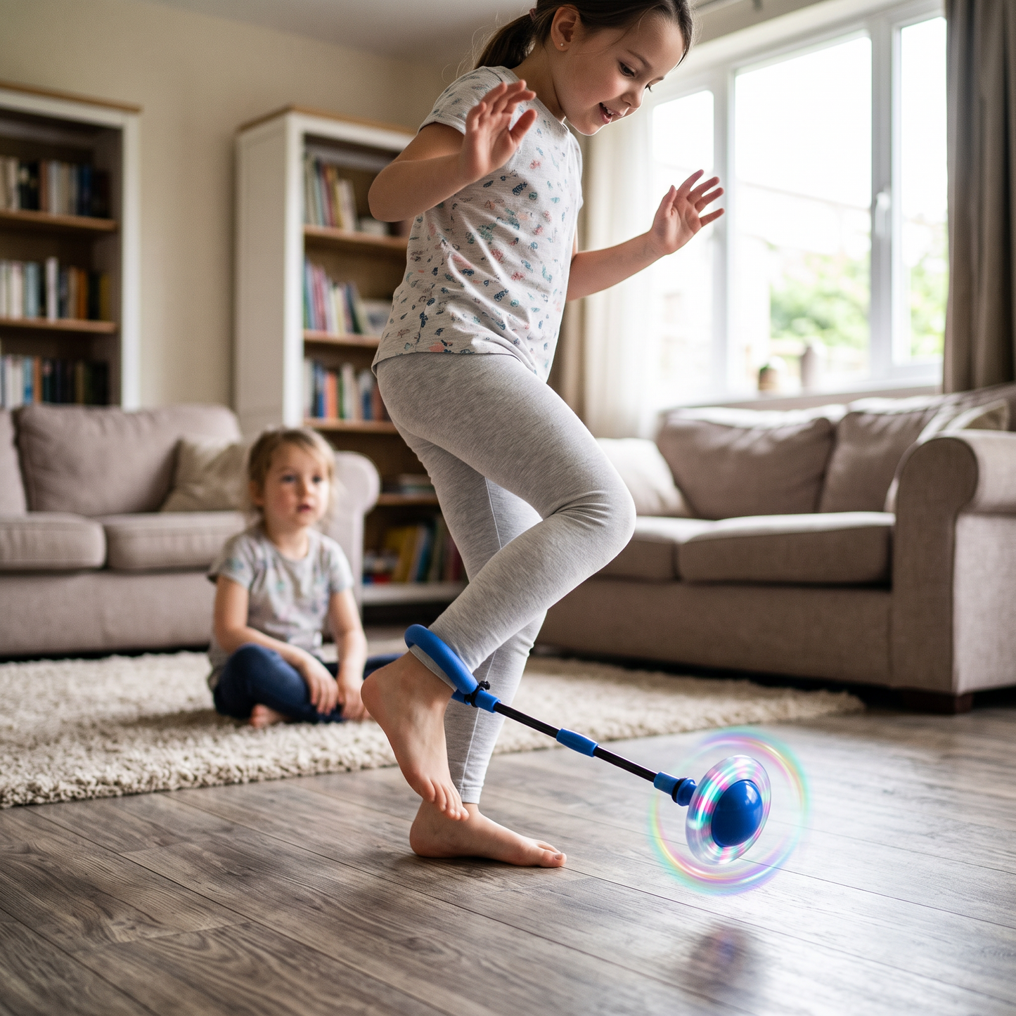 Light Up Ankle Skip Ball with Counter