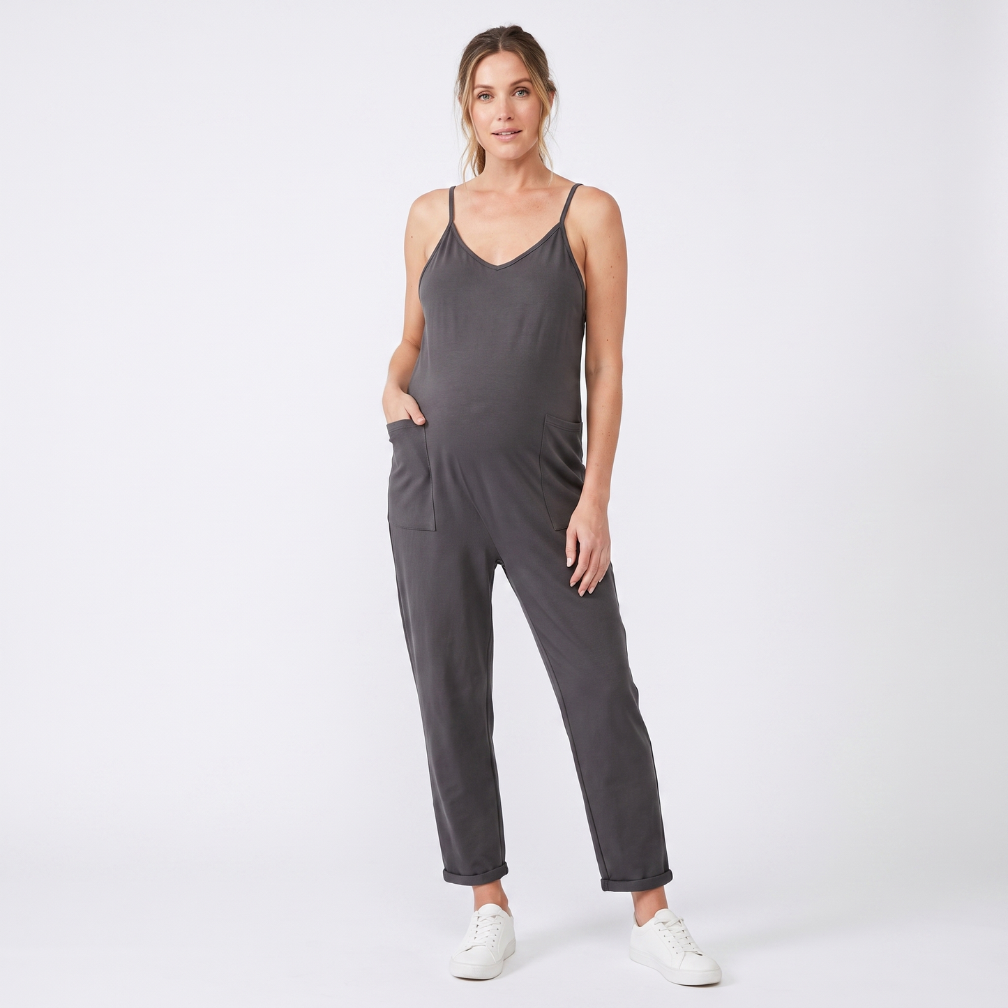 Comfy Oversized Maternity Jumpsuit