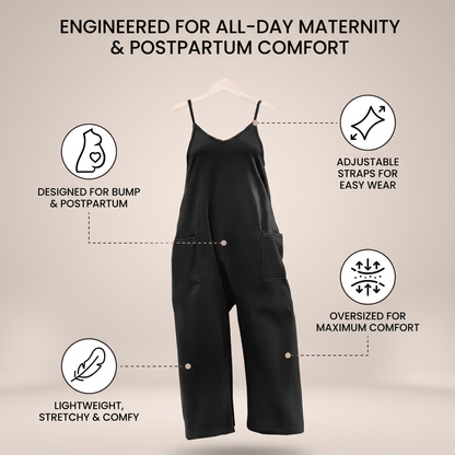 Comfy Oversized Maternity Jumpsuit
