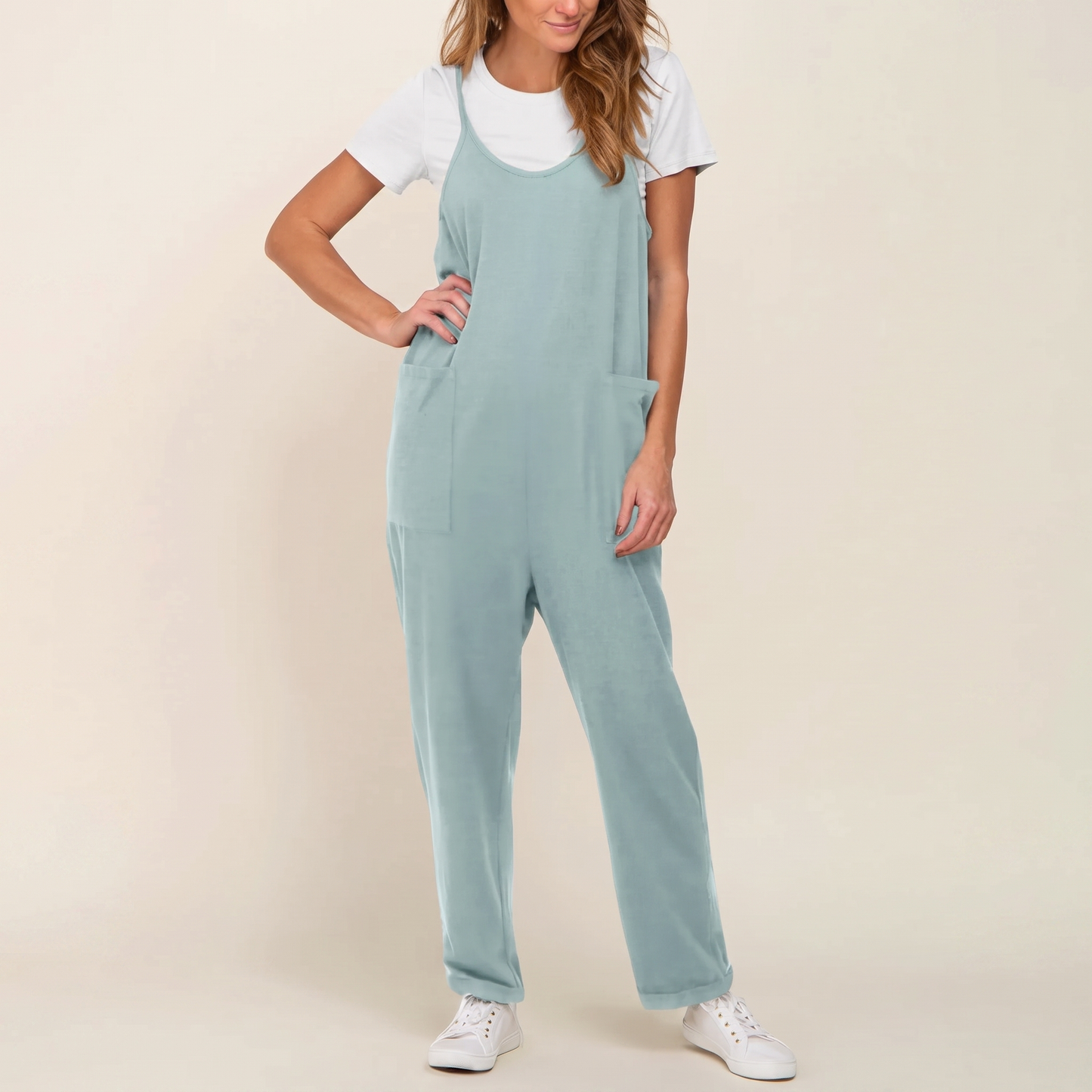 Comfy Oversized Maternity Jumpsuit