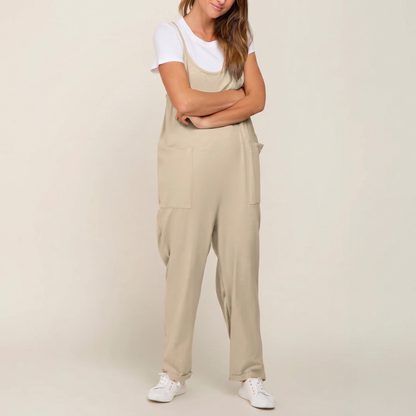 Comfy Oversized Maternity Jumpsuit