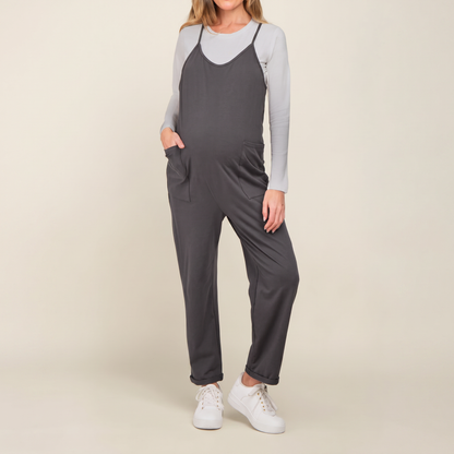 Comfy Oversized Maternity Jumpsuit