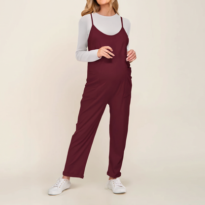 Comfy Oversized Maternity Jumpsuit