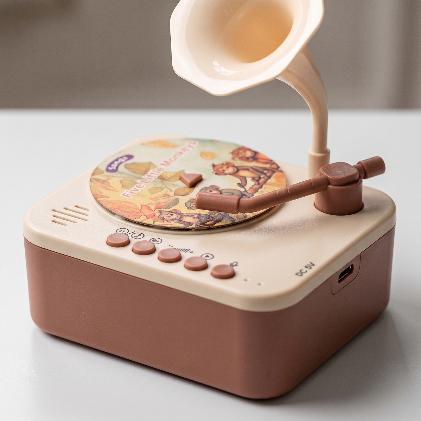 Kids Story & Music Record Player with 96 Cards