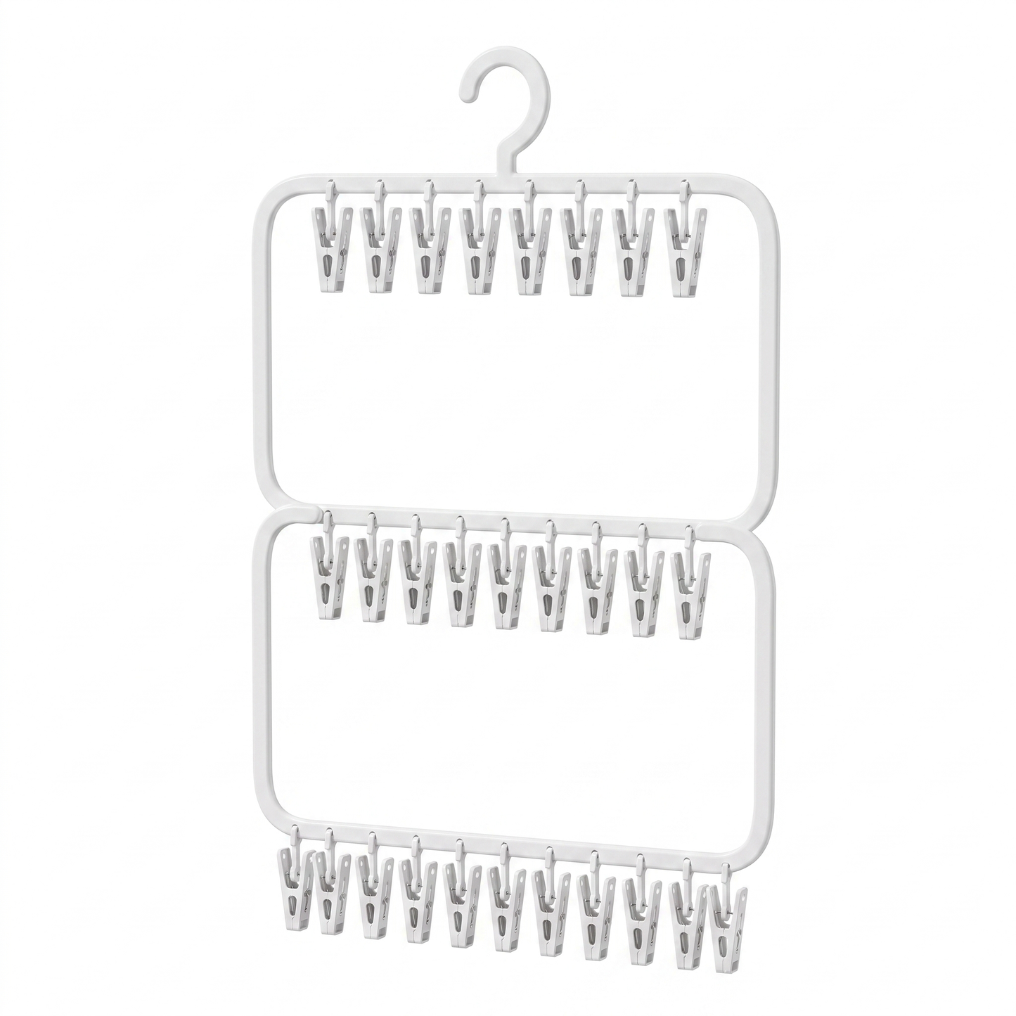 Baby Wardrobe Hanging Organiser with Clips