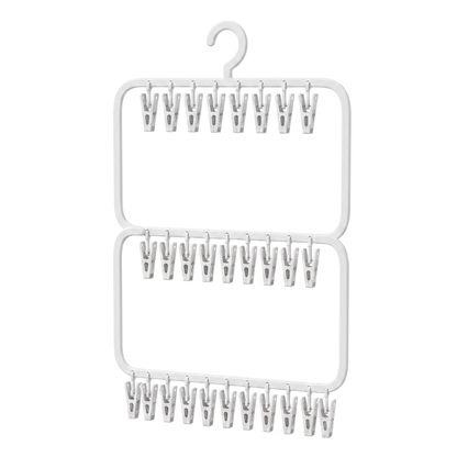 Baby Wardrobe Hanging Organiser with Clips