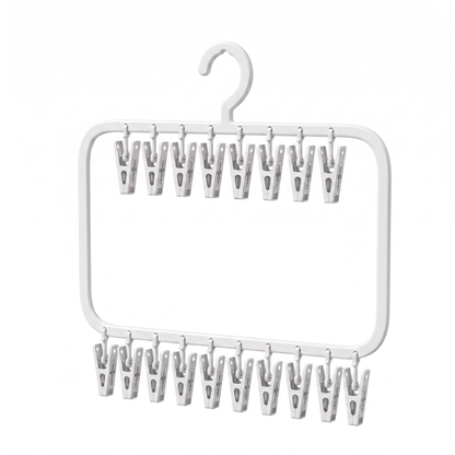 Baby Wardrobe Hanging Organiser with Clips