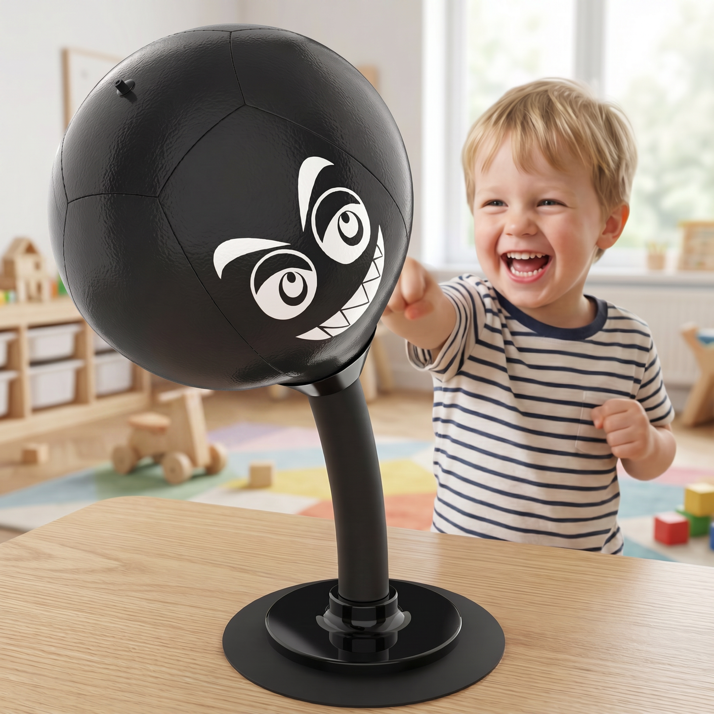 Kids Indoor Punching Bag with Suction Base