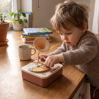 Kids Story & Music Record Player with 96 Cards