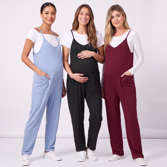 Comfy Oversized Maternity Jumpsuit