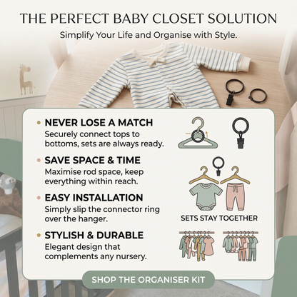 Baby Outfit Hanger Clips – 10 Pack