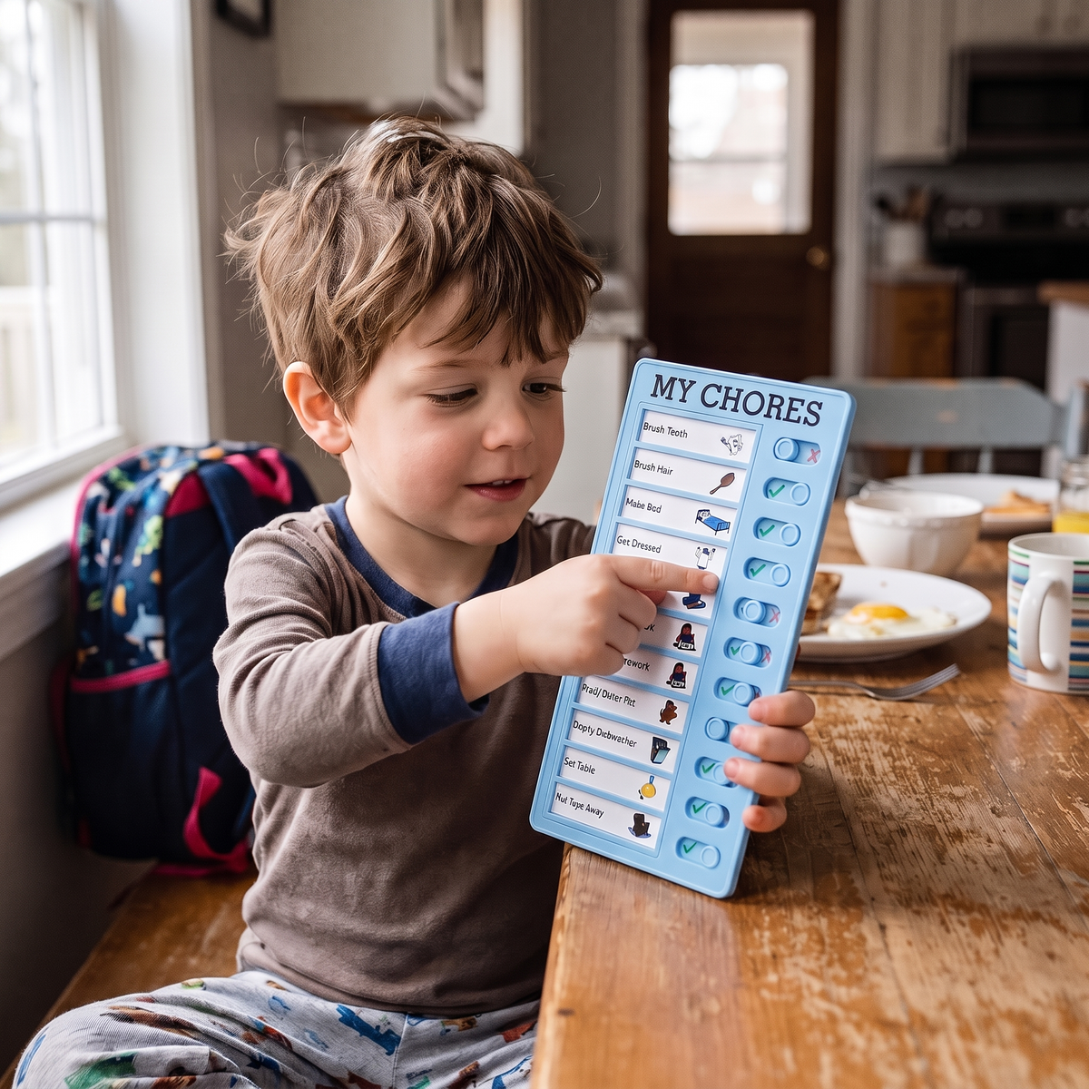 Kids Daily Routine & Chore Chart
