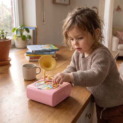 Kids Storytelling Gramophone with 96 Audio Cards