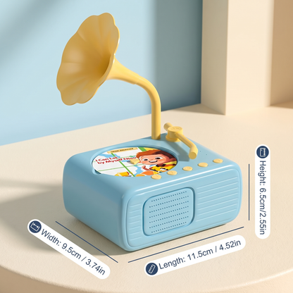 Kids Storytelling Gramophone with 96 Audio Cards