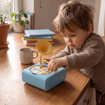 Kids Storytelling Gramophone with 96 Audio Cards