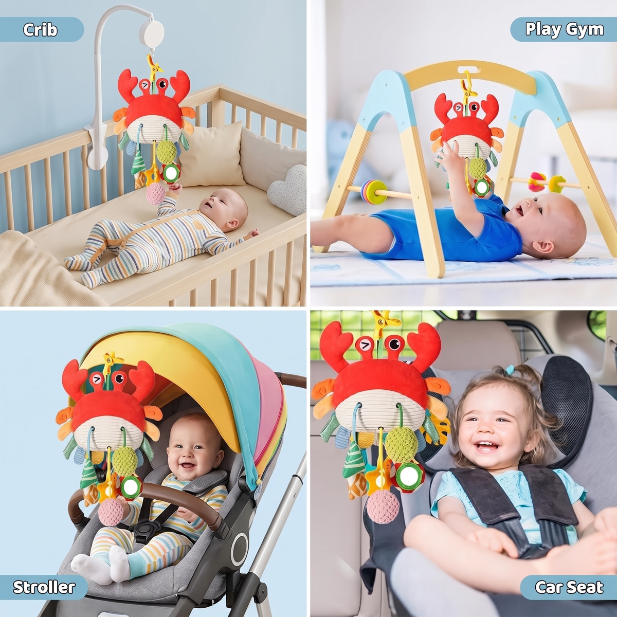 Baby Pram Spiral Activity Toy