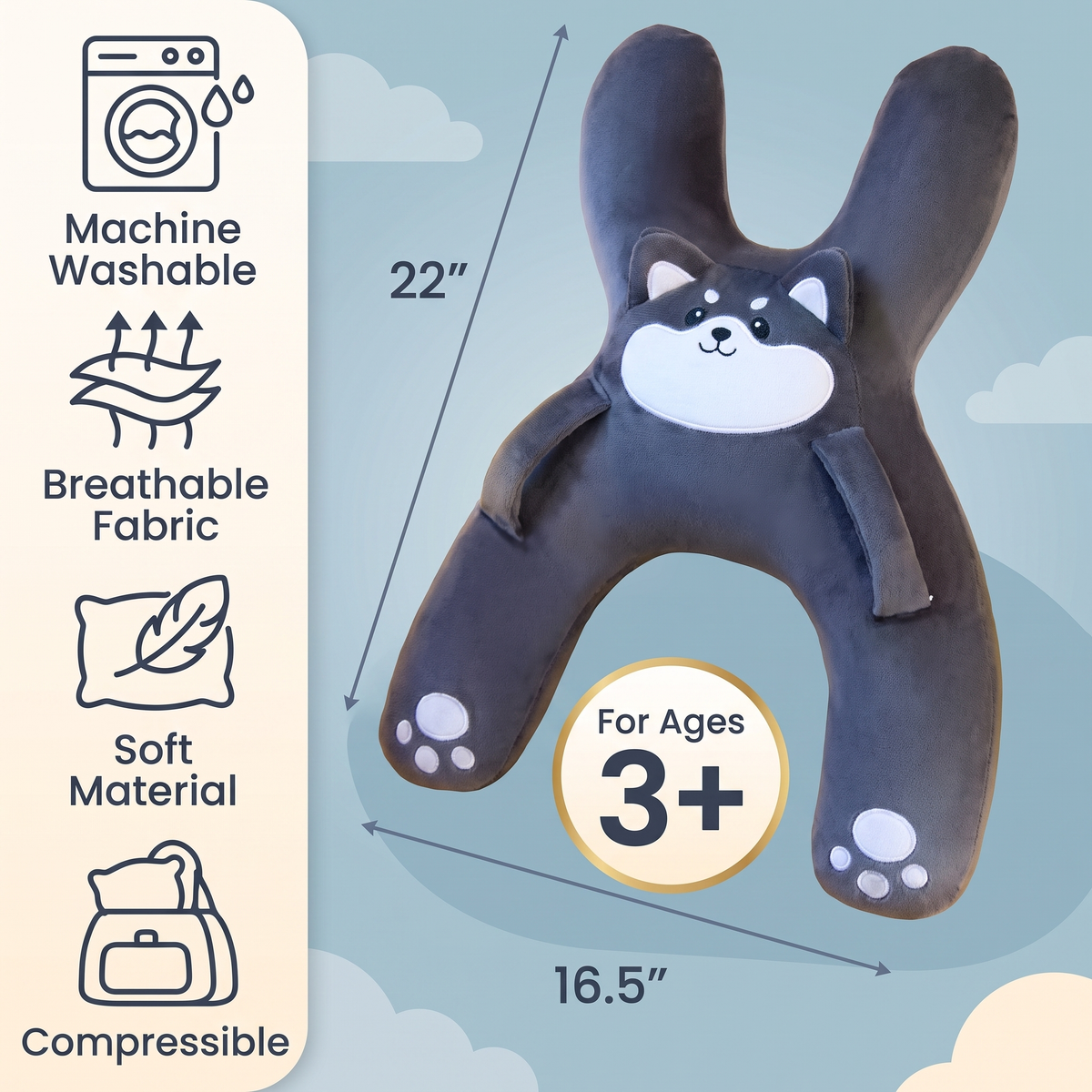 Kids Car Travel Sleep Pillow
