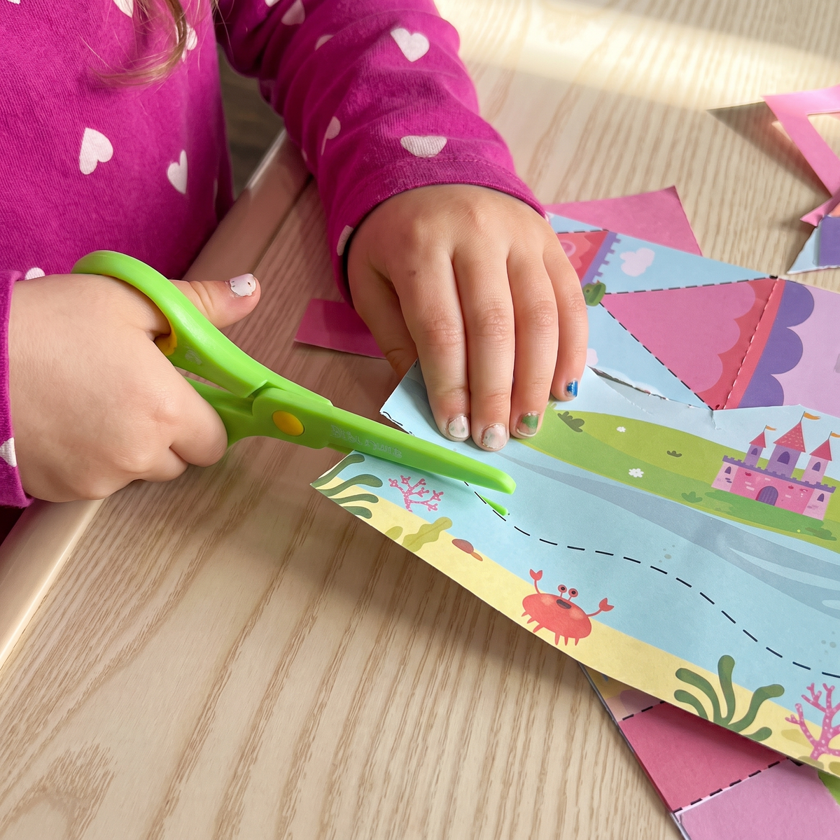 Kids Scissor Skills Practice Book Set