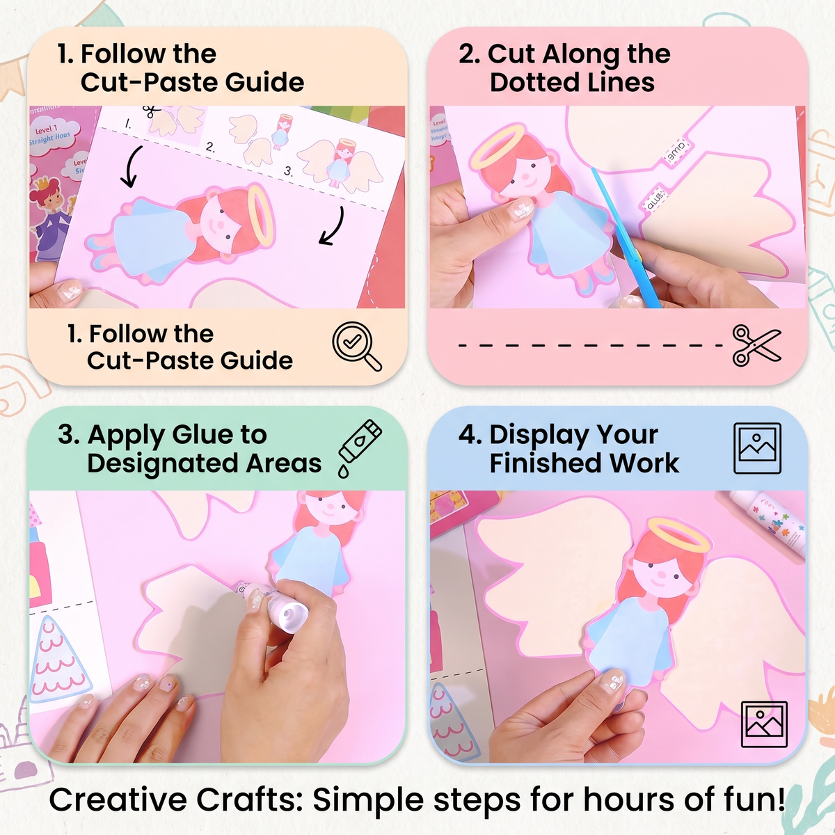 Kids Scissor Skills Practice Book Set