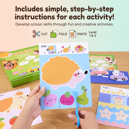 Kids Scissor Skills Practice Book Set
