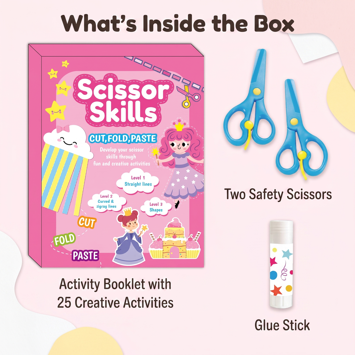 Kids Scissor Skills Practice Book Set