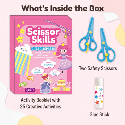 Kids Scissor Skills Practice Book Set