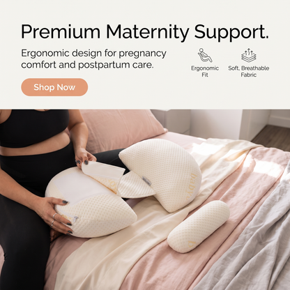 Adjustable Pregnancy Support Pillow for Bump & Back