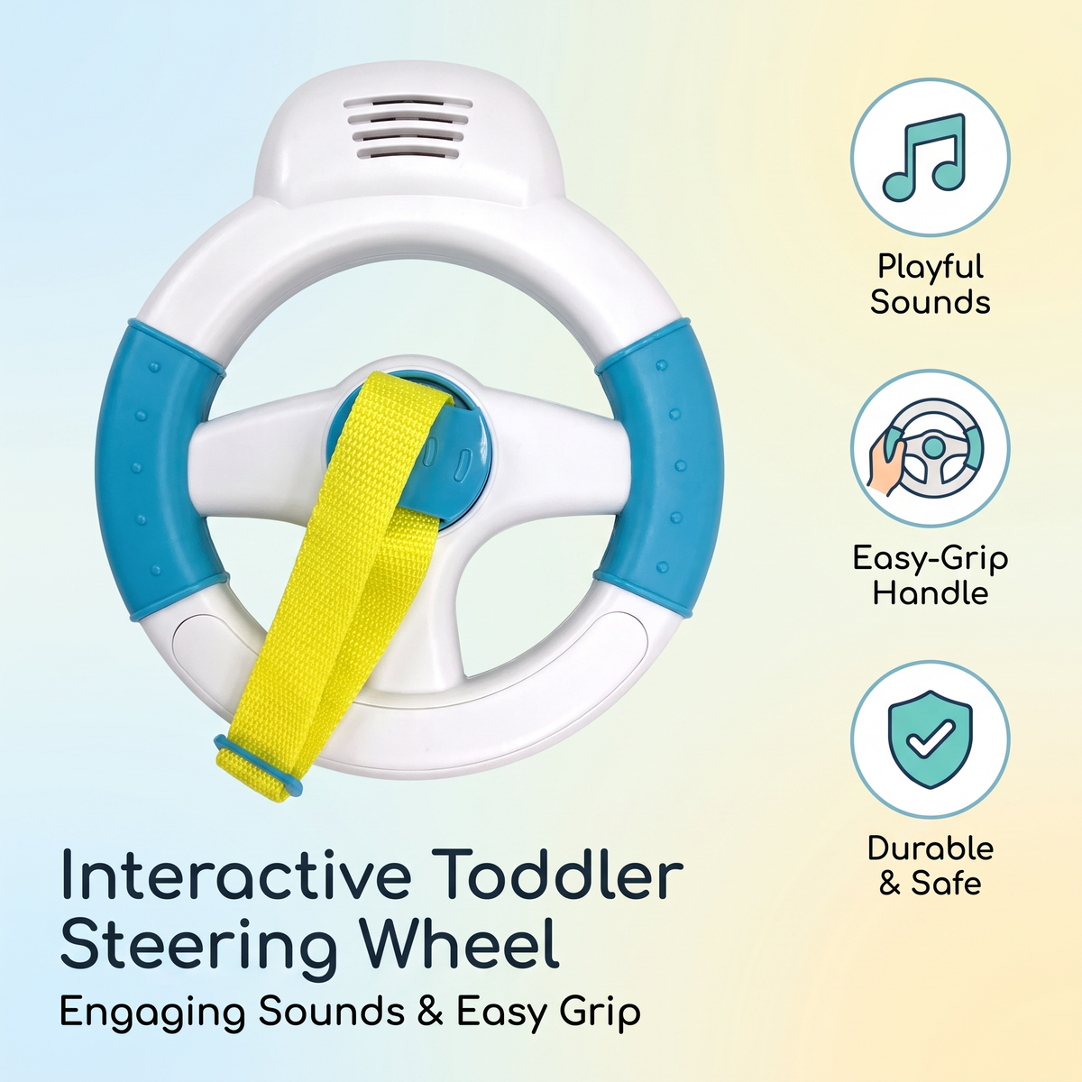 Interactive Kids Pram Driving Steering Wheel