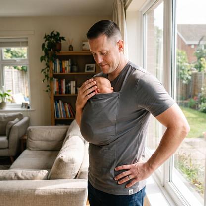 Kangaroo Baby Carrier Shirt with Built In Pouch
