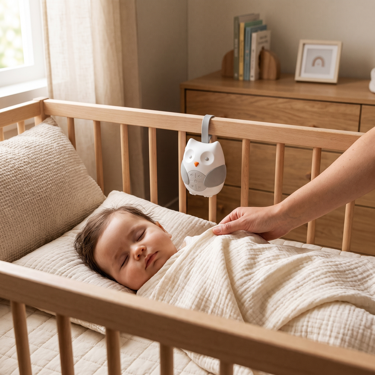 White Noise Owl with Soothing Sounds & Lullabies