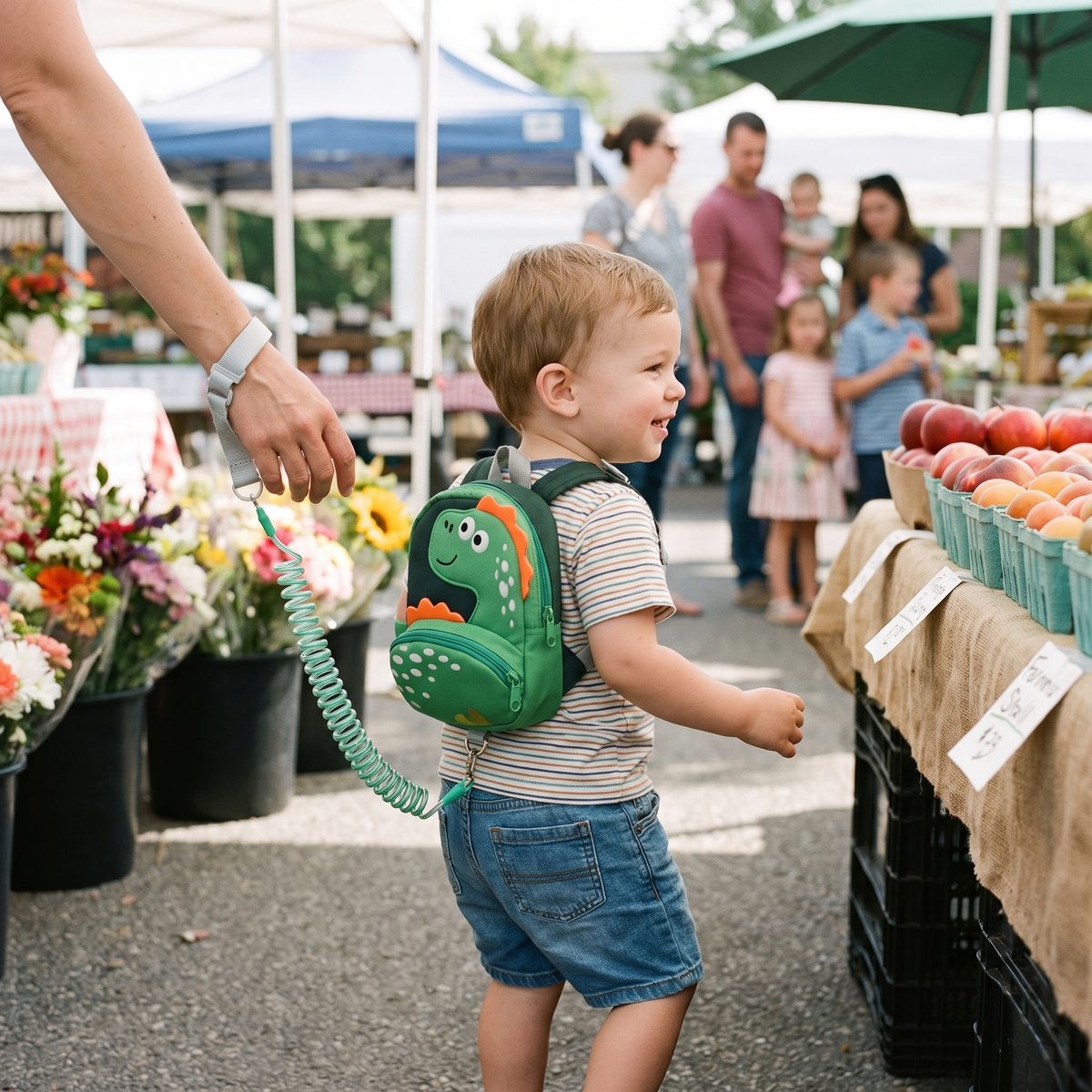 Little Explorer™ – Toddler Walking Harness Backpack & Wrist Link