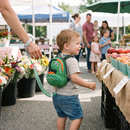 Little Explorer™ – Toddler Walking Harness Backpack & Wrist Link
