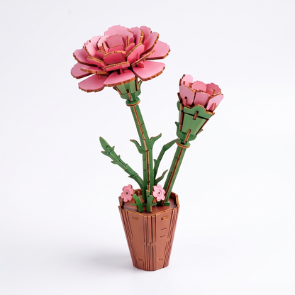 3D Wooden Flower & Plant Puzzle
