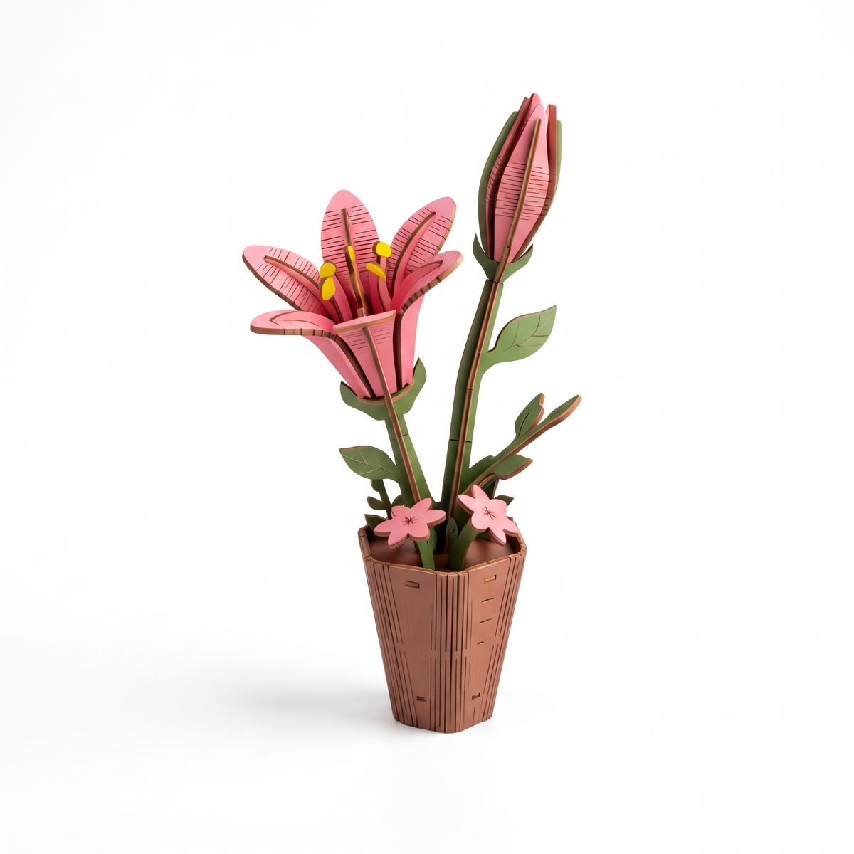 3D Wooden Flower & Plant Puzzle