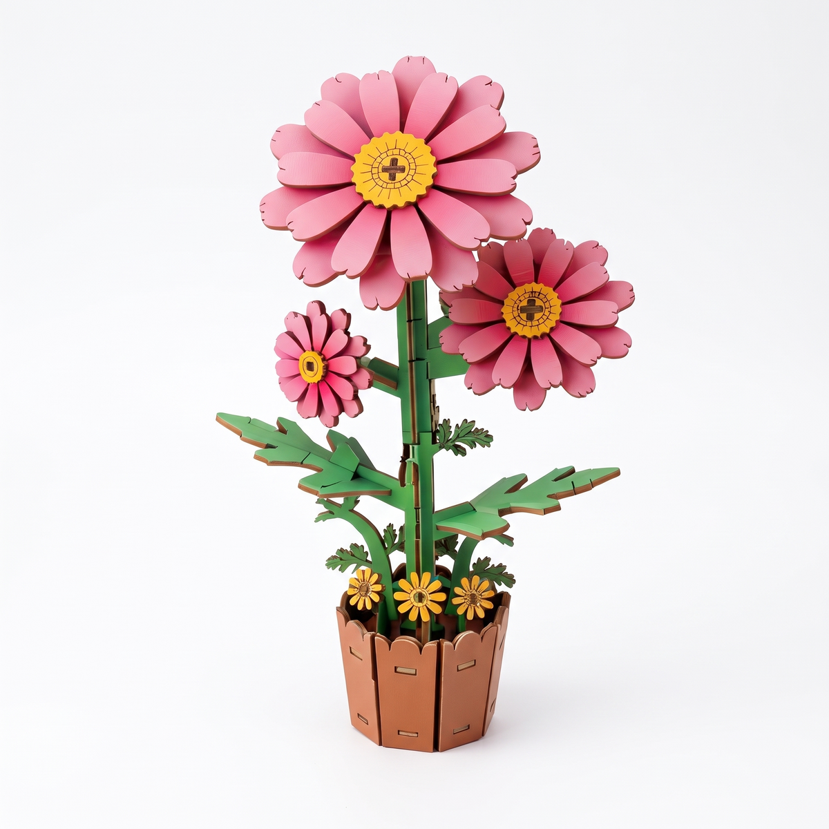3D Wooden Flower & Plant Puzzle