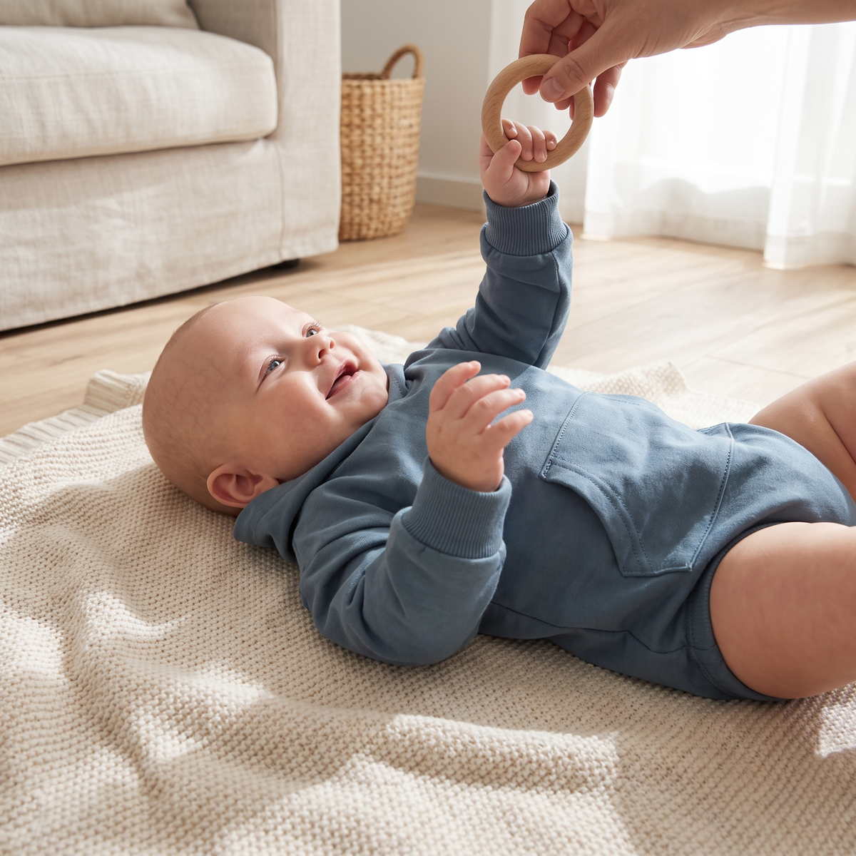 LittleCub™ – Cosy Hooded Baby Romper