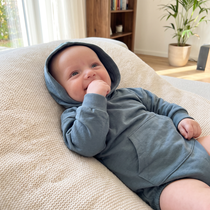 LittleCub™ – Cosy Hooded Baby Romper