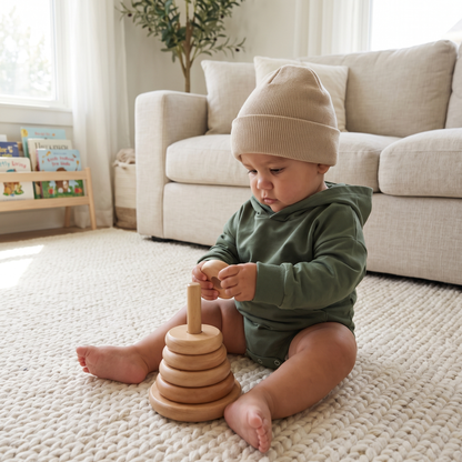LittleCub™ – Cosy Hooded Baby Romper