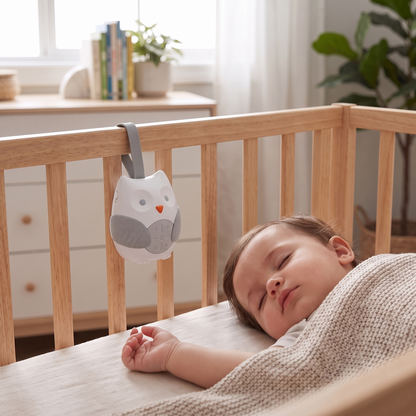 White Noise Owl with Soothing Sounds & Lullabies