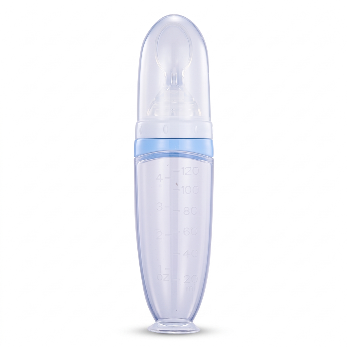 Silicone Squeeze Feeding Spoon with 120ml Food Container (2 Piece Set)